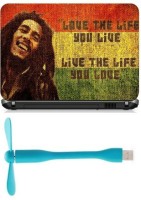 Print Shapes Bob Marley Love the Life Combo Set(Multicolor)   Laptop Accessories  (Print Shapes)