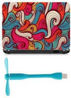 Print Shapes colourful design Combo Set(Multicolor)   Laptop Accessories  (Print Shapes)