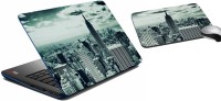meSleep Grey Old City Laptop Skin 221 Combo Set(Multicolor)   Laptop Accessories  (meSleep)