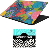 FineArts Floral - LS5602 Laptop Skin and Mouse Pad Combo Set(Multicolor)   Laptop Accessories  (FineArts)
