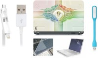 Print Shapes Colourfull Leaf Design Combo Set(Multicolor)   Laptop Accessories  (Print Shapes)