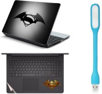 Namo Arts Laptop Skins with Track Pad Skin and USB Led Light LISLEDHQ1010 Combo Set(Multicolor)   Laptop Accessories  (Namo Arts)
