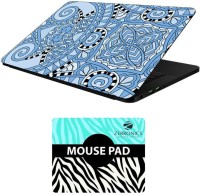 FineArts Floral - LS5627 Laptop Skin and Mouse Pad Combo Set(Multicolor)   Laptop Accessories  (FineArts)