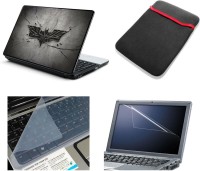 View Namo Art Laptop Accessories Batman finish 4in1 14.1 Combo Set(Multicolor) Laptop Accessories Price Online(Namo Art)