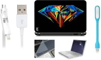 Print Shapes Colourfull Diamond Combo Set(Multicolor)   Laptop Accessories  (Print Shapes)