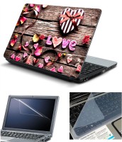 Namo Art 3in1 Laptop Skins with Screen Guard and Key Protector HQ1080 Combo Set(Multicolor)   Laptop Accessories  (Namo Art)