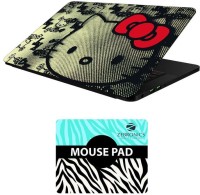 FineArts Cartoons - LS5474 Laptop Skin and Mouse Pad Combo Set(Multicolor)   Laptop Accessories  (FineArts)