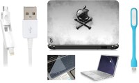 Print Shapes Apple skull Combo Set(Multicolor)   Laptop Accessories  (Print Shapes)