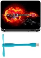 View Print Shapes Electric guitar in fire Combo Set(Multicolor) Laptop Accessories Price Online(Print Shapes)