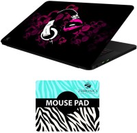 FineArts Music - LS5760 Laptop Skin and Mouse Pad Combo Set(Multicolor)   Laptop Accessories  (FineArts)
