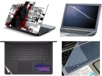 Namo Arts Laptop Skins with Track Pad Skin, Screen Guard and Key Protector HQ1011 Combo Set(Multicolor)   Laptop Accessories  (Namo Arts)