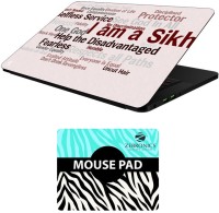 FineArts Quotes - LS5949 Laptop Skin and Mouse Pad Combo Set(Multicolor)   Laptop Accessories  (FineArts)