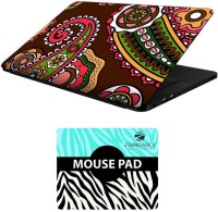 FineArts Floral - LS5594 Laptop Skin and Mouse Pad Combo Set(Multicolor)   Laptop Accessories  (FineArts)