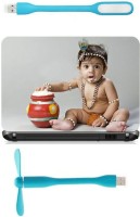 Print Shapes Liitle kanha with butter Combo Set(Multicolor)   Laptop Accessories  (Print Shapes)
