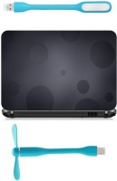 Print Shapes Black Circle design Combo Set(Multicolor)   Laptop Accessories  (Print Shapes)