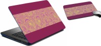 meSleep Voilet Printed Laptop Skin 248 Combo Set(Multicolor)   Laptop Accessories  (meSleep)