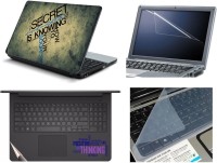 Namo Arts Laptop Skins with Track Pad Skin, Screen Guard and Key Protector HQ1086 Combo Set(Multicolor)   Laptop Accessories  (Namo Arts)