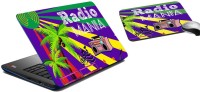 meSleep Radio Mania Laptop Skin and Mouse Pad 165 Combo Set(Multicolor)   Laptop Accessories  (meSleep)