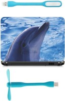 Print Shapes playful dolphin Combo Set(Multicolor)   Laptop Accessories  (Print Shapes)