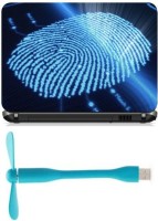View Print Shapes fingerprint finger electronics abstraction Combo Set(Multicolor) Laptop Accessories Price Online(Print Shapes)