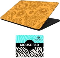 FineArts Floral - LS5539 Laptop Skin and Mouse Pad Combo Set(Multicolor)   Laptop Accessories  (FineArts)