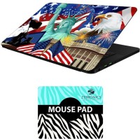 FineArts Abstract Art - LS5075 Laptop Skin and Mouse Pad Combo Set(Multicolor)   Laptop Accessories  (FineArts)