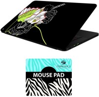 FineArts Floral - LS5652 Laptop Skin and Mouse Pad Combo Set(Multicolor)   Laptop Accessories  (FineArts)