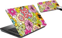 meSleep Floral LSPD-20-25 Combo Set(Multicolor)   Laptop Accessories  (meSleep)