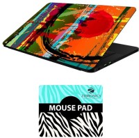 FineArts Abstract Art - LS5014 Laptop Skin and Mouse Pad Combo Set(Multicolor)   Laptop Accessories  (FineArts)