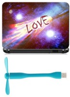 Print Shapes love in galaxy Combo Set(Multicolor)   Laptop Accessories  (Print Shapes)