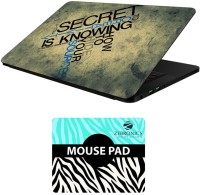FineArts Quotes - LS5890 Laptop Skin and Mouse Pad Combo Set(Multicolor)   Laptop Accessories  (FineArts)