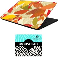 FineArts Floral - LS5631 Laptop Skin and Mouse Pad Combo Set(Multicolor)   Laptop Accessories  (FineArts)