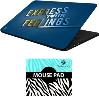 FineArts Quotes - LS5833 Laptop Skin and Mouse Pad Combo Set(Multicolor)   Laptop Accessories  (FineArts)