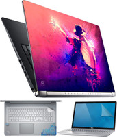 FineArts MJ Dance Effect 4 in 1 Laptop Skin Pack with Screen Guard, Key Protector and Palmrest Skin Combo Set(Multicolor) RS.349.00