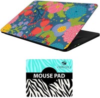 FineArts Floral - LS5533 Laptop Skin and Mouse Pad Combo Set(Multicolor)   Laptop Accessories  (FineArts)