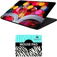 FineArts Abstract Art - LS5077 Laptop Skin and Mouse Pad Combo Set(Multicolor)   Laptop Accessories  (FineArts)
