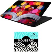 View FineArts Abstract Art - LS5077 Laptop Skin and Mouse Pad Combo Set(Multicolor) Laptop Accessories Price Online(FineArts)