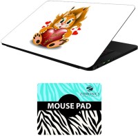 FineArts Cartoons - LS5475 Laptop Skin and Mouse Pad Combo Set(Multicolor)   Laptop Accessories  (FineArts)