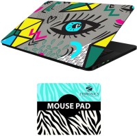 FineArts Abstract Art - LS5018 Laptop Skin and Mouse Pad Combo Set(Multicolor)   Laptop Accessories  (FineArts)