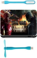 Print Shapes Captain America civil war Combo Set(Multicolor)   Laptop Accessories  (Print Shapes)