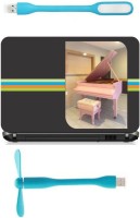 Print Shapes Pink piano Combo Set(Multicolor)   Laptop Accessories  (Print Shapes)