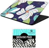 FineArts Floral - LS5536 Laptop Skin and Mouse Pad Combo Set(Multicolor)   Laptop Accessories  (FineArts)