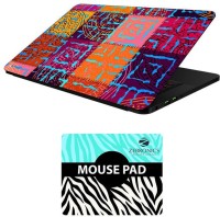 FineArts Abstract Art - LS5023 Laptop Skin and Mouse Pad Combo Set(Multicolor)   Laptop Accessories  (FineArts)