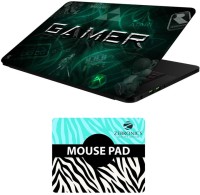 FineArts Gaming - LS5747 Laptop Skin and Mouse Pad Combo Set(Multicolor)   Laptop Accessories  (FineArts)
