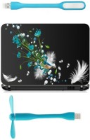 Print Shapes Bird with flower Combo Set(Multicolor)   Laptop Accessories  (Print Shapes)