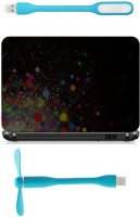 Print Shapes rainbow dots abstract Combo Set(Multicolor)   Laptop Accessories  (Print Shapes)