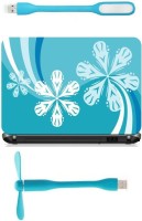 Print Shapes Winter vector flowers Combo Set(Multicolor)   Laptop Accessories  (Print Shapes)