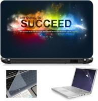 Print Shapes I Am going to Succeed Combo Set(Multicolor)   Laptop Accessories  (Print Shapes)