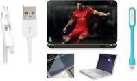 View Print Shapes Ronaldo player Combo Set(Multicolor) Laptop Accessories Price Online(Print Shapes)
