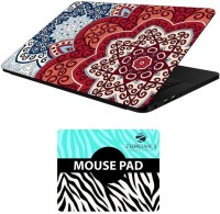 FineArts Floral - LS5556 Laptop Skin and Mouse Pad Combo Set(Multicolor)   Laptop Accessories  (FineArts)